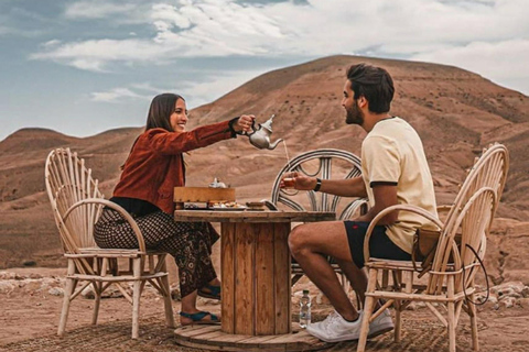 Da Marrakech: Cena al tramonto nel deserto di Agafay