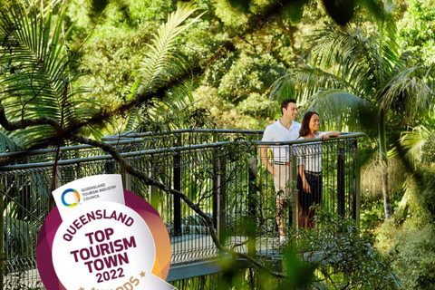 Brisbane: Hop On Hop Off Mt Tamborine + Rainforest Skywalk Hop On Hop Off with Skywalk Rainforest Walk :from Brisbane