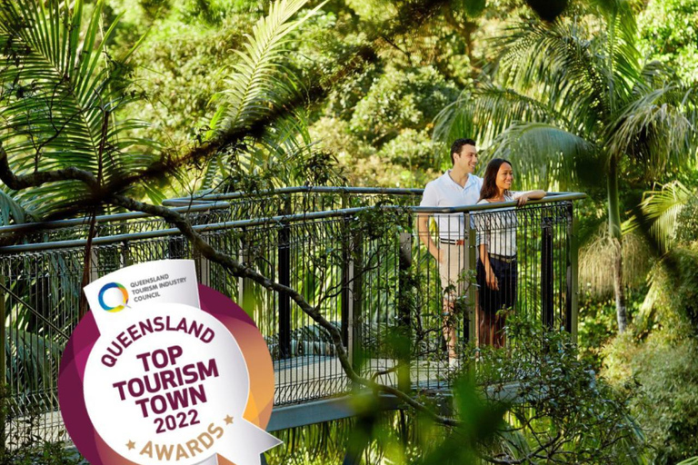 Brisbane: Hop On Hop Off Mt Tamborine + Rainforest Skywalk Hop On Hop Off with Skywalk Rainforest Walk :from Brisbane