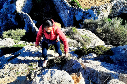 Gozo avtäckt: Guidad vandring med bouldering