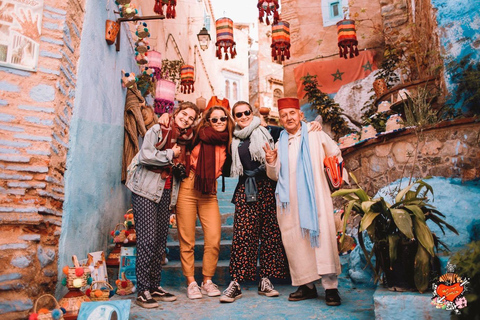 From Spain: Morocco Fantasy Blue Cities 3-Day Guided Tour