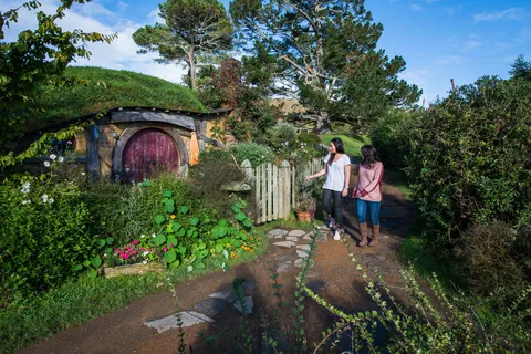 Hobbiton Movie Set & Te Puia Geothermal Valley Private Tour
