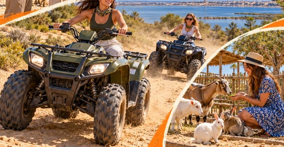 Sousse: 3-in-1 Quad, Camel & Zoo Tour