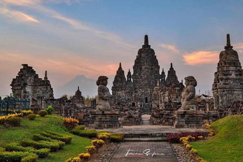 Yogyakarta ; Borobudur, Mendut och Prambanan-templet