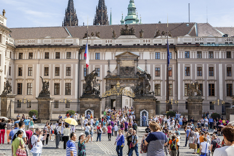 Praga: Biglietto di ingresso prioritario per il castello e audioguida facoltativaBiglietto per il castello di Praga con breve introduzione