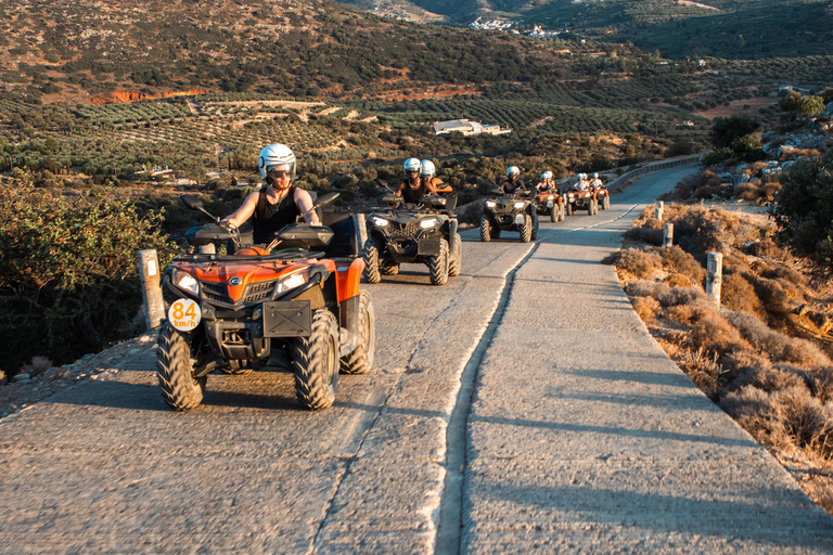 Au départ d&#039;Héraklion : Excursion en soirée en Crète sauvage en Quad Safari