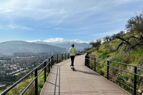 Andes Mountain Range on Electric Scooter, culture and nature