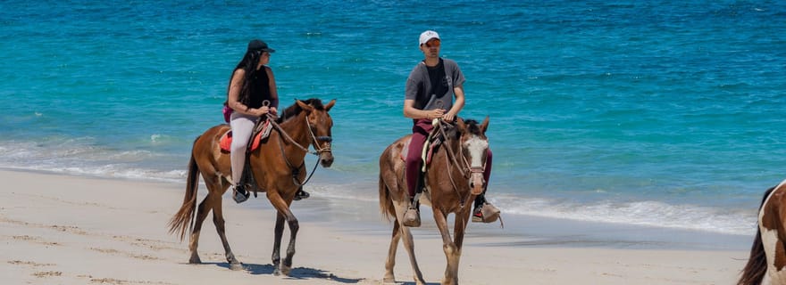 Au départ de Brasilito : excursion d'une heure à cheval sur la plage