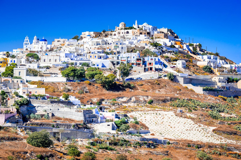 Santorini: Oia Walking Tour and Lighthouse Sunset with Wine