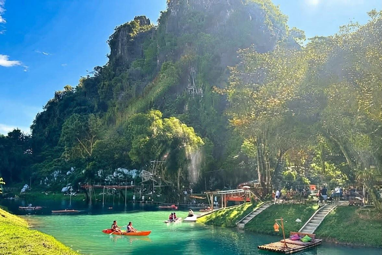 Vang Vieng: Jung Cave, Blue Lagoon 2 & 3 Guided Tour