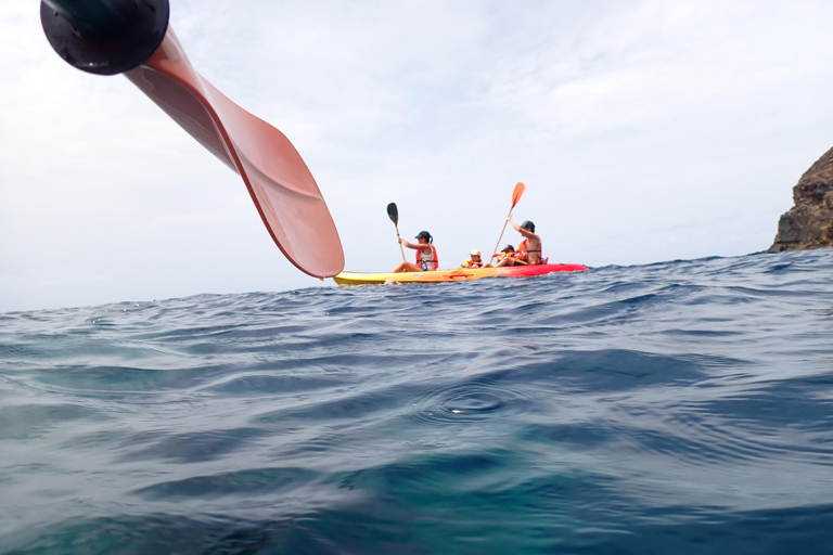 Aventure en kayak à Calheta : Plage de Zimbralinho ou tour de l&#039;îlot Cal