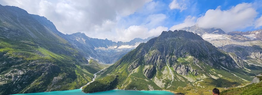Randonnée d'une journée dans les Alpes suisses et au bord d'un lac avec prise en charge