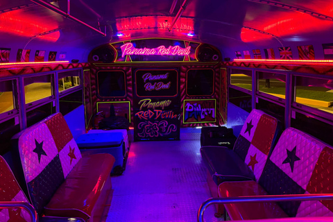 Panama City: Tour in Chiva Turística & Amador & Rooftop Bar