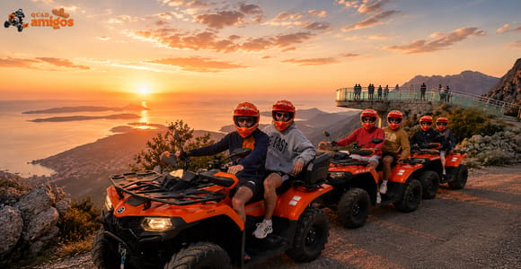 Makarska: Quadtour zum Skywalk Biokovo + Snack