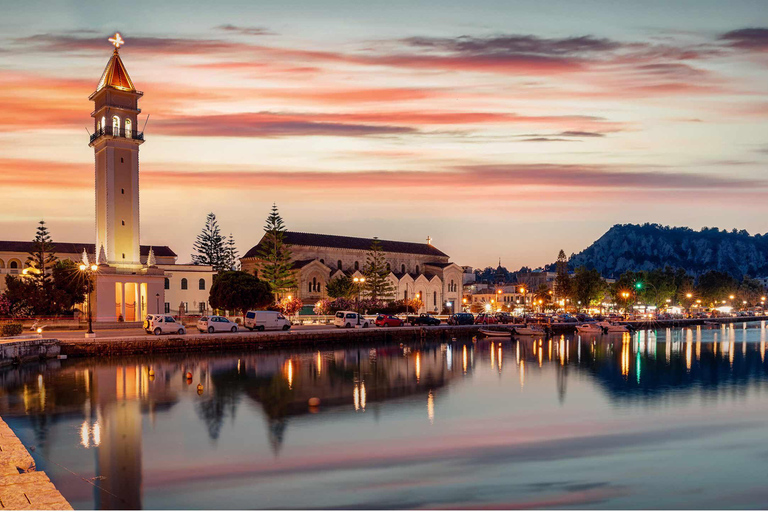 Zakynthos: Evening in Zante Town & Bohali View