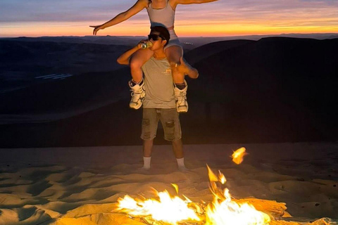 Huacachina: Dune Buggy, Sandboard, Sunset, and Campfire with Cocktails