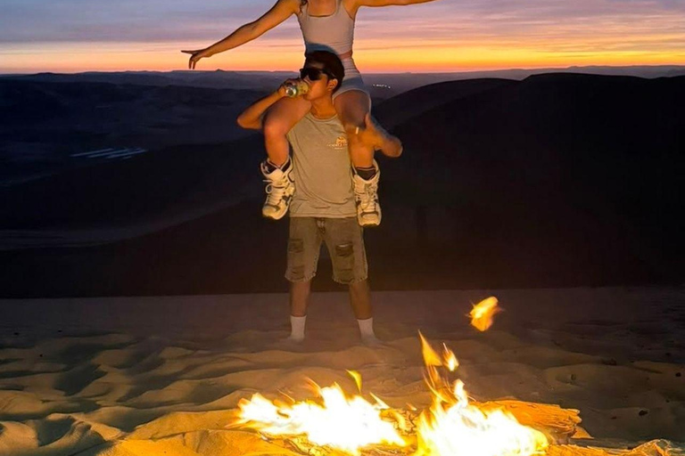 Huacachina: Dune Buggy, Sandboard, Sunset, and Campfire with Cocktails