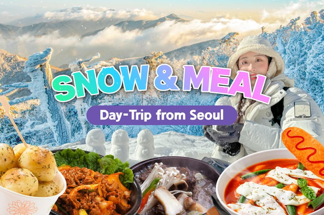 Day trip from Seoul: Balwangsan, Snow Blossoms & K - foods