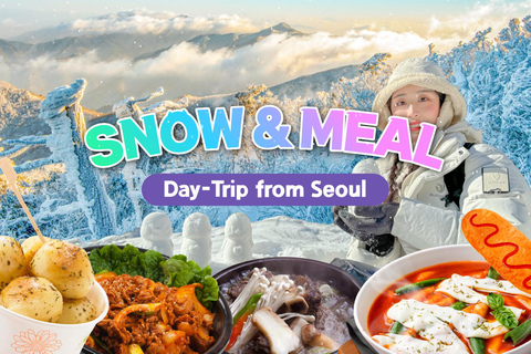 Viagem de 1 dia a partir de Seul: Odaesan, Snow Blossoms e K-FoodsSnow Blossom &amp; K - foods, viagem de 1 dia de Seul a Odaesan