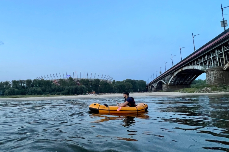 Packrafting avontuur rivier de Wisla Warschau Polen
