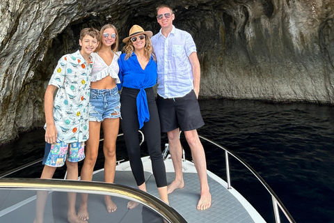 Sorrento: Private Capri Speedboat Tour with Snacks & Drinks
