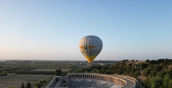 Antalya/Side: Aspendos Hot Air Balloon Flight w/Champagne