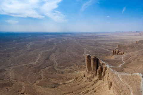 Edge of The World Riyadh und Besuch der Fledermaushöhle mit dem Bus