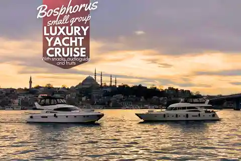 Istanbul: Solnedgångskryssning med lyxbåt och snacks för små grupper