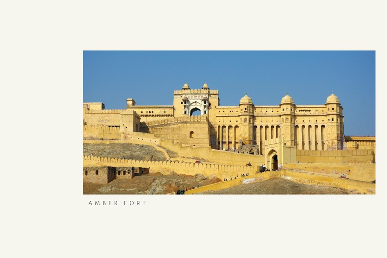 Jaipur: Halfdaagse tour (Amber Fort, Panna Meena, Jal Mahal)Rondreis met all inclusive