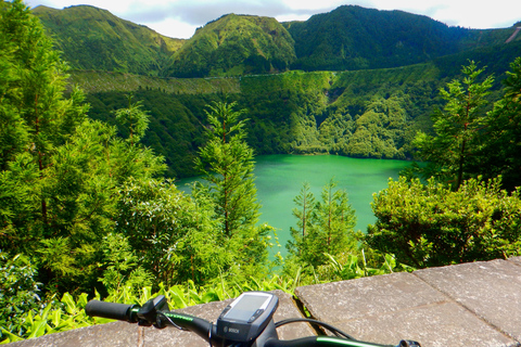 Visite guidée de Sete Cidades en vélo électriqueVisite guidée en vélo électrique de Sete Cidades - matin