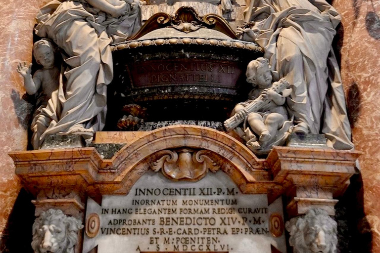 St.Peter’s Basilica tour, Grottoes, papal tomb & Dome access Guided tour of St.Peter’s Basilica, Grottoes, papal tomb.