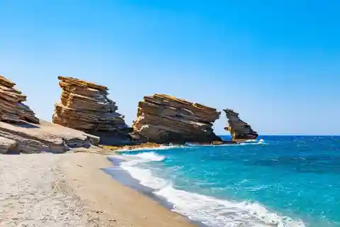 Escursione in barca di un giorno: Preveli-Triopetra-Agios Pavlos da Rethymno