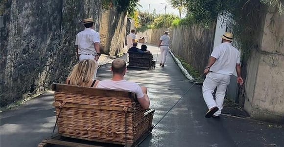 Madeira: Tuk-Tuk Ride to Monte Toboggans or Tropical Gardens