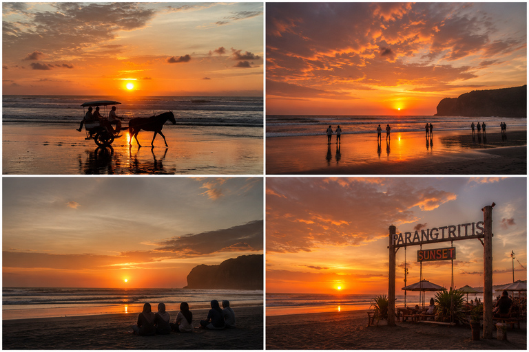 Yogyakarta: Jomblang & Pindul Caves Tour with Sunset Beach Jomblang & Pindul Caves sharing Tour ticket exclude