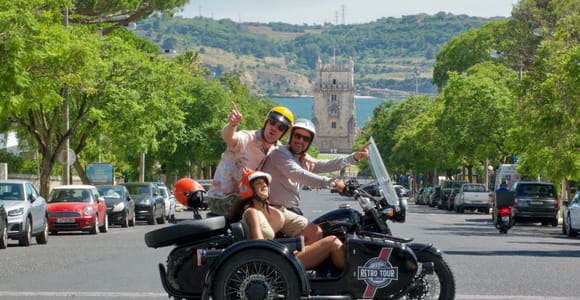 Lisbon: Belem Motorcycle Side-car Tour