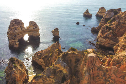 Lagos: Sunset Catamaran Cruise along the Algarve