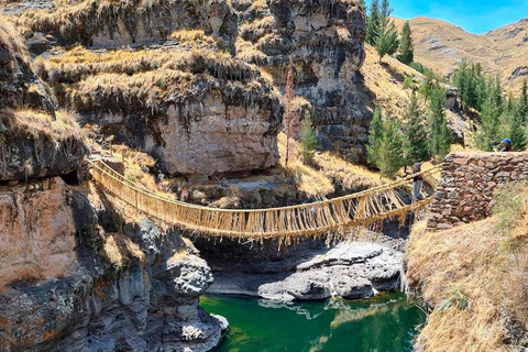 Cusco: Escursione di un giorno al Ponte Inca di Qeswachaka e alle 4 laguneCusco: Escursione di un giorno al ponte Inca di Qeswachaka e alle 4 lagune