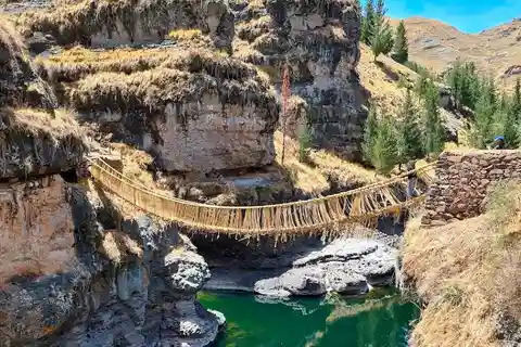 From Cusco: Qeswachaka Inca Bridge | Pabellones Volcano |