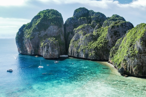 Phuket: Maya, Phi Phi und Bamboo Island mit MittagsbuffetTagesausflug ab Treffpunkt inklusive Nationalpark-Gebühr