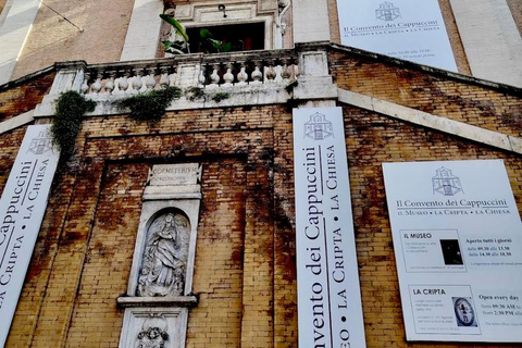 Rome: Explore Capuchin Museum & Crypt with Audio guide