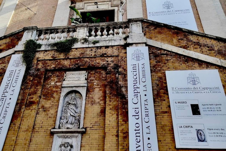 Rome: Explore Capuchin Museum & Crypt with Audio guide