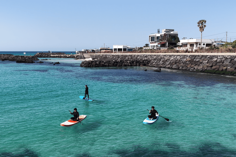 Jeju Aewol Seaside Retreat – SUP Adventure Golden Hour SUP Experience (2hrs. Rental)
