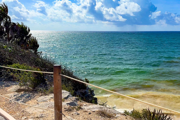 De Cancun: Excursão de um dia a Tulum e Chichen Itza com CenoteVisita com serviço de busca no hotel em Cancún