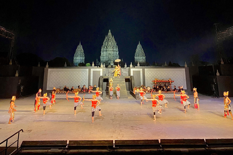 Sunset at Prambanan and Sendratari Ramayana Ballet Prambanan