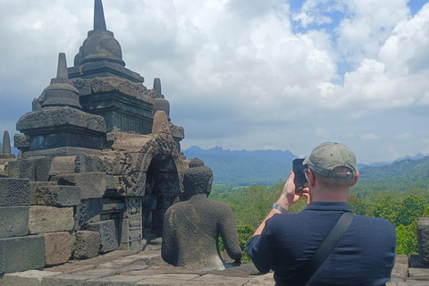 Yogyakarta: Borobudur & Prambanan Tour with structure Access Sunrise Inside Borobudur & Prambanan Temple
