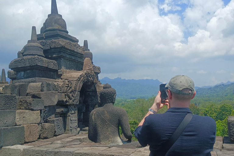 Yogyakarta: Borobudur & Prambanan Tour with structure Access Sunrise Inside Borobudur & Prambanan Temple