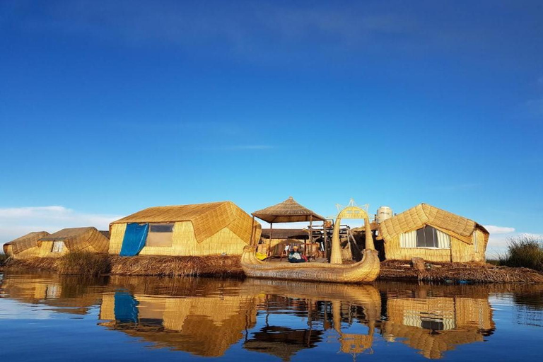 Puno: Insel Uros + schwimmendes Hotel 2 Tage | Abendessen |