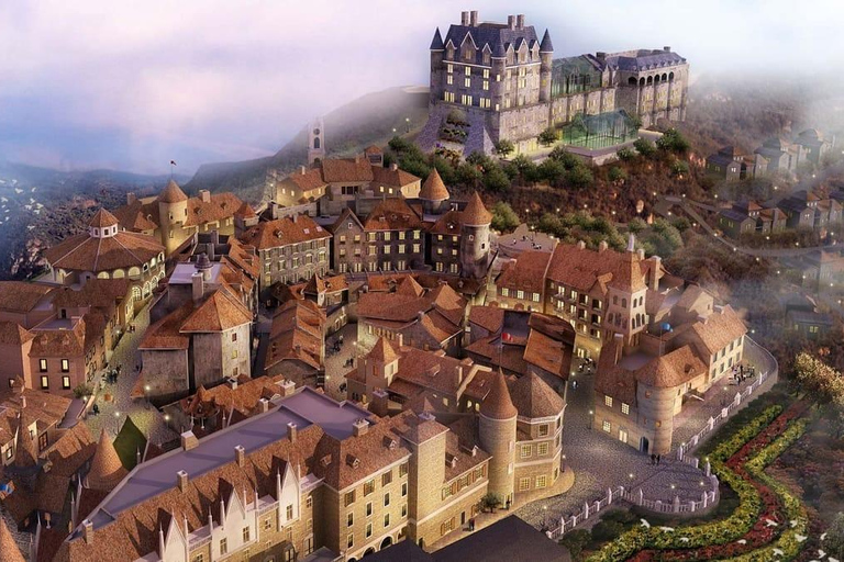 From Da Nang: Ba Na Hills, Golden Bridge & Fantasy Park Group Tour