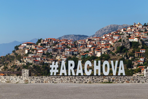 Athens: Private Tour of Delphi, Delphi Museum, and Arachova Tour Price with Entry Tickets