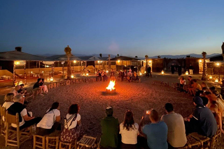 Sunset Dinner show and Camel Ride in Agafay Desert